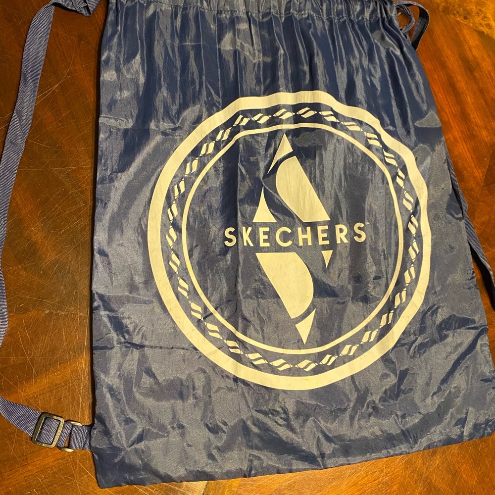 Skechers Blue Drawstring Backpack - Picture 2 of 3